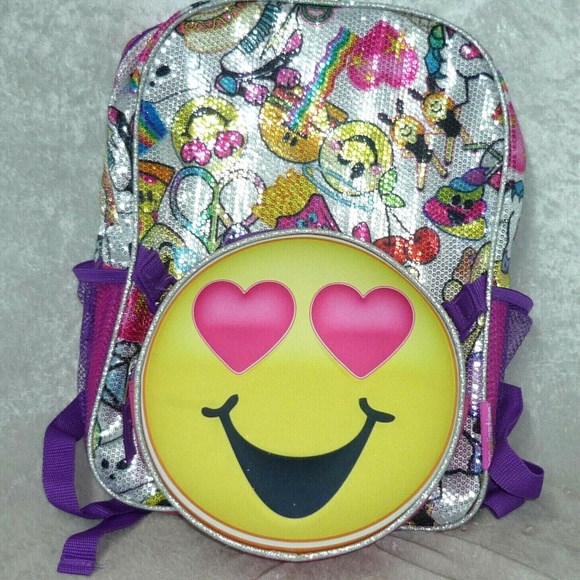 Girls Emojination Accessories Girls Emojination Backpack Lunch Tote